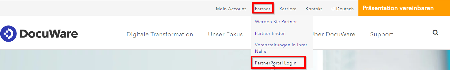 Login Auf Docuware Oder Partner Portal Nicht M glich DocuWare 