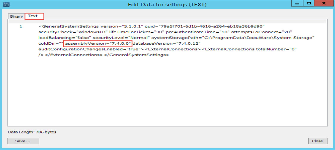 How To Locate Your DocuWare Version In The Database (7.3+) · DocuWare ...